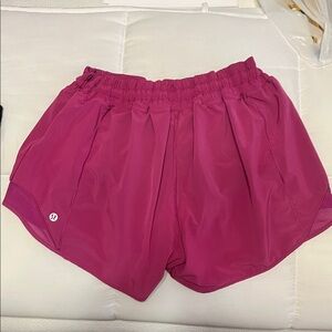 lululemon athletica Magenta Running Shorts